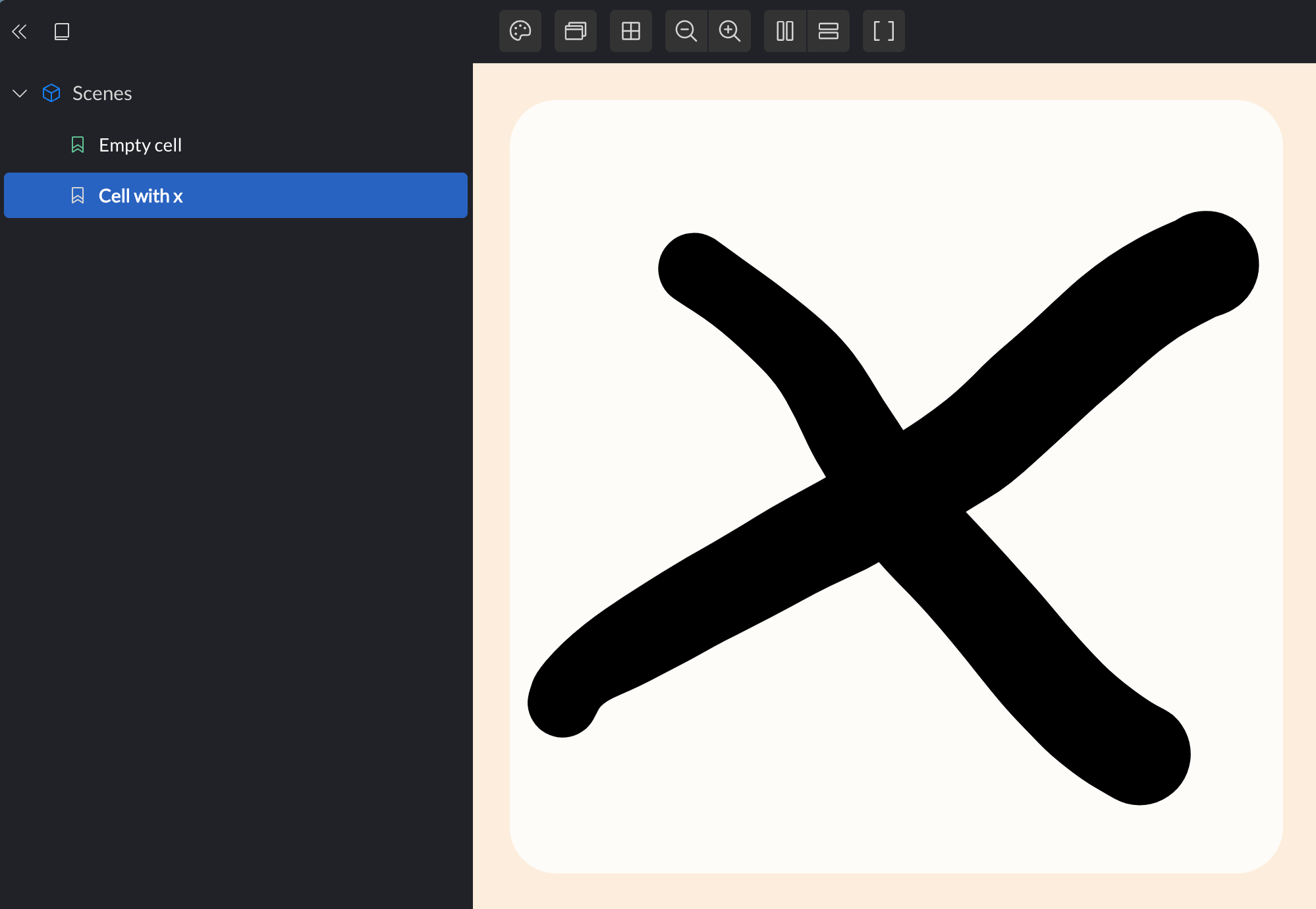 Cell with x