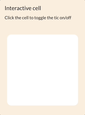 Cell with transition